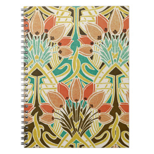 Art Nouveau pattern #11 Notebook