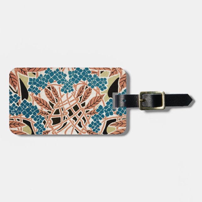 Art Nouveau pattern #12 Luggage Tag (Front Horizontal)