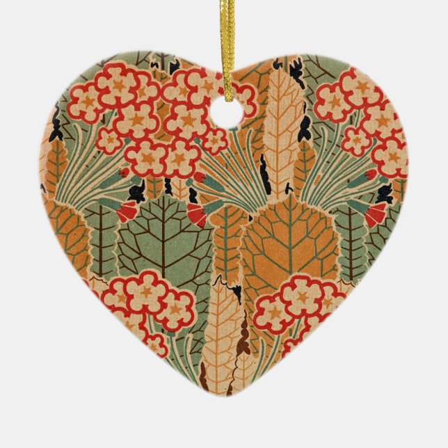 Art Nouveau Pattern #1 at Emporio Moffa Ceramic Tree Decoration (Front)