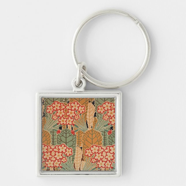 Art Nouveau Pattern #1 at Emporio Moffa Key Ring (Front)