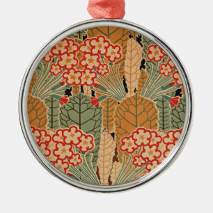 Art Nouveau Pattern #1 at Emporio Moffa Metal Tree Decoration