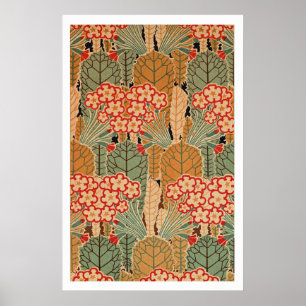 Art Nouveau Pattern #1 at Emporio Moffa Poster