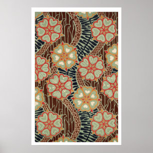 Art Nouveau Pattern #2 at Emporio Moffa Poster