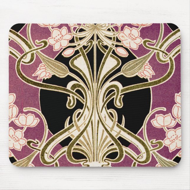 Art Nouveau pattern #2 Mouse Mat (Front)