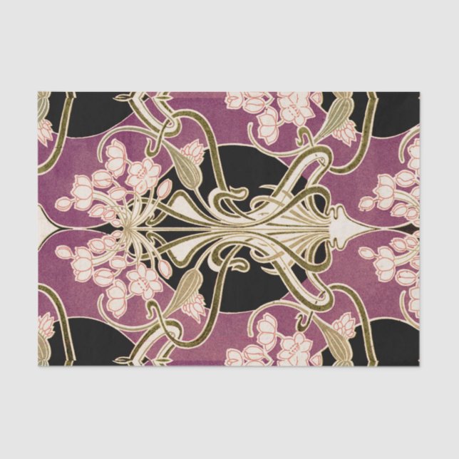 Art Nouveau pattern #2 Tissue Paper (Front)