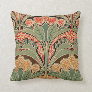 Art Nouveau Pattern #3 at Emporio Moffa Cushion