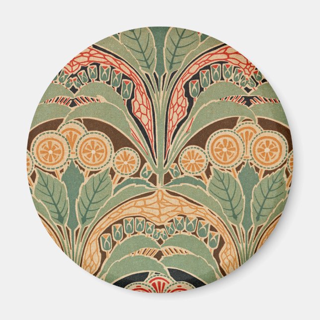 Art Nouveau Pattern #3 at Emporio Moffa Magnet (Front)