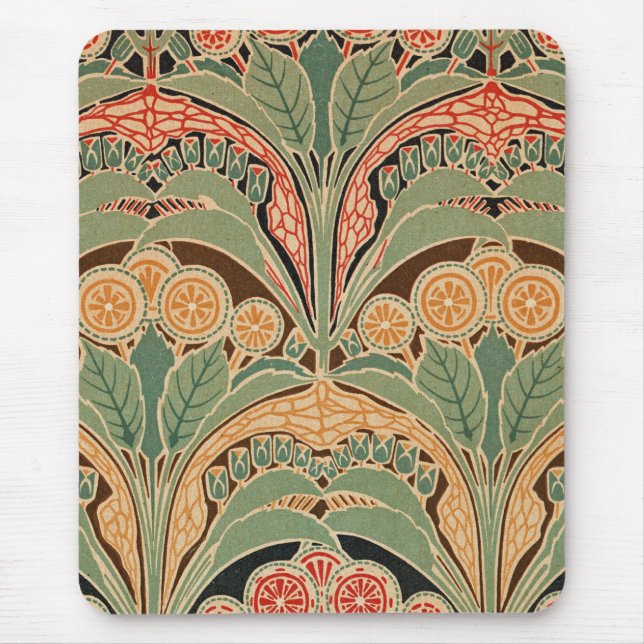 Art Nouveau Pattern #3 at Emporio Moffa Mouse Mat (Front)