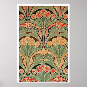 Art Nouveau Pattern #3 at Emporio Moffa Poster