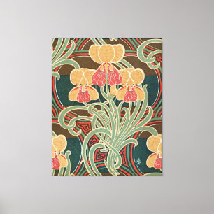 Art Nouveau Pattern #4 at Emporio Moffa Canvas Print