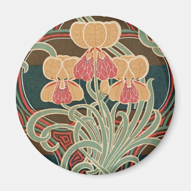 Art Nouveau Pattern #4 at Emporio Moffa Magnet (Front)