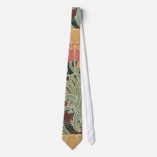 Art Nouveau Pattern #4 at Emporio Moffa Tie (Front)