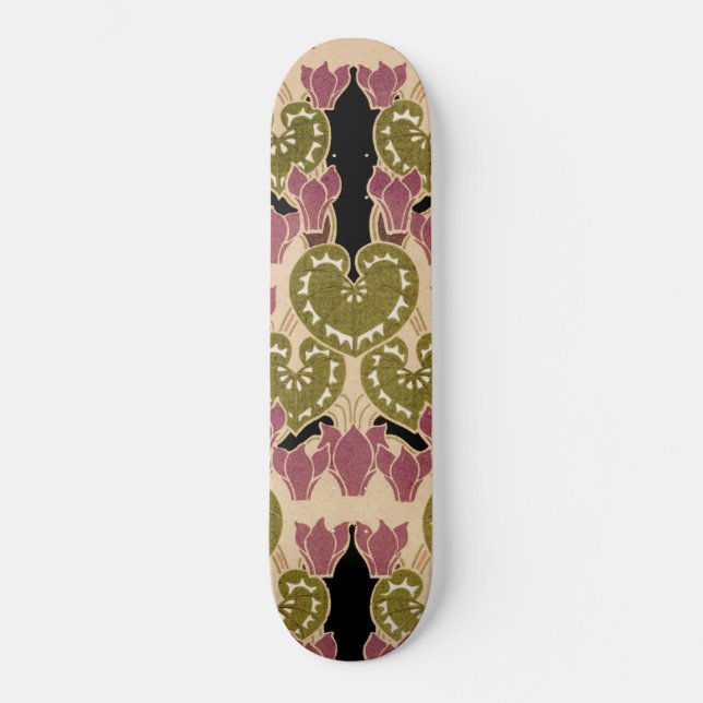 Art Nouveau pattern #4 Skateboard (Front)