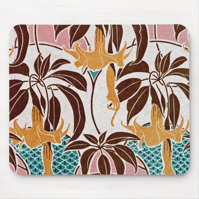 Art Nouveau Pattern #5 at Emporio Moffa Mouse Mat (Front)