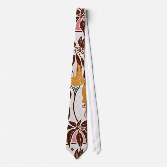 Art Nouveau Pattern #5 at Emporio Moffa Tie (Front)