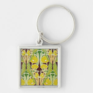 Art Nouveau Pattern #7 at Emporio Moffa Key Ring