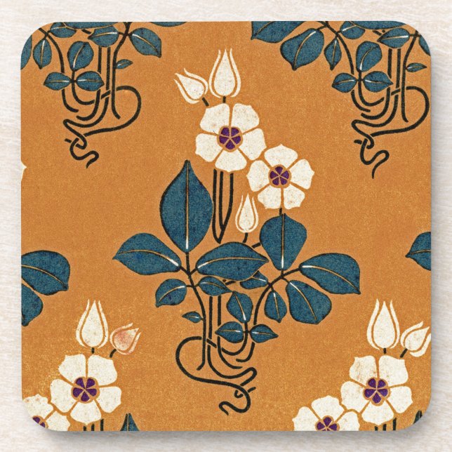 Art Nouveau pattern #7 Coaster (Front)