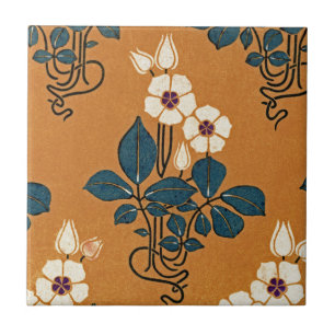 Art Nouveau pattern #7 Tile