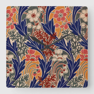 Art Nouveau Pattern #8 at Emporio Moffa Square Wall Clock
