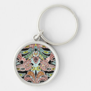Art Nouveau pattern #8 Key Ring
