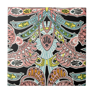 Art Nouveau pattern #8 Tile