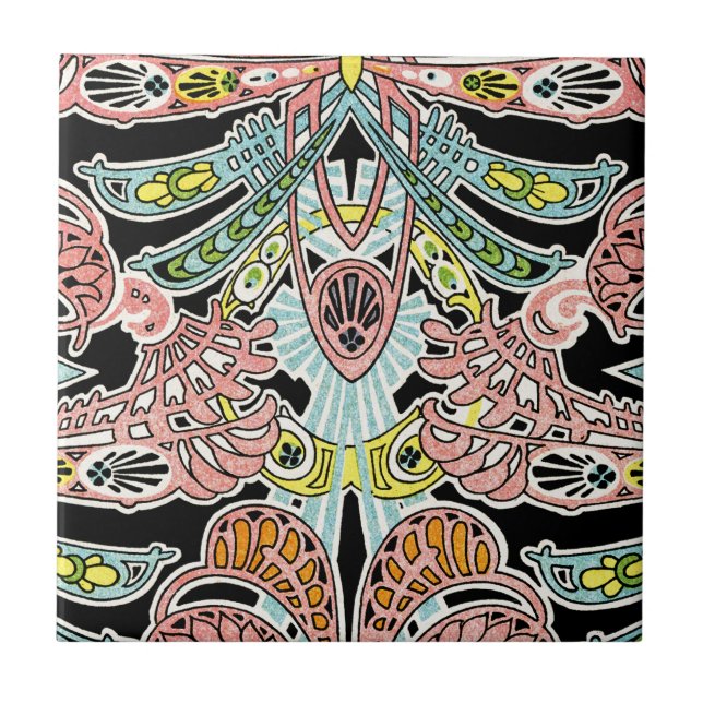 Art Nouveau pattern #8 Tile (Front)