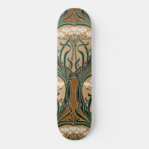 Art Nouveau pattern #9 Skateboard