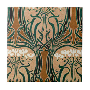 Art Nouveau pattern #9 Tile