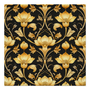 Art Nouveau Pattern Poster