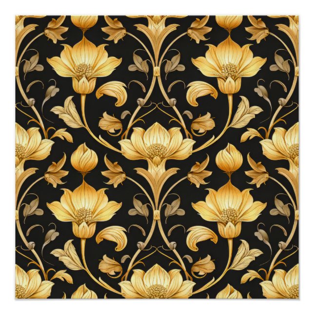 Art Nouveau Pattern Poster (Front)