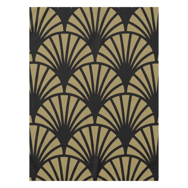 Art Nouveau Pattern Print Tablecloth (Front)