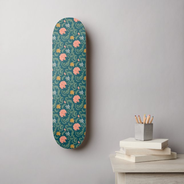 Art Nouveau Pattern Skateboard (Wall Art)