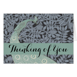 Art Nouveau Peacock Classic Vintage Bird