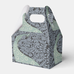 Art Nouveau Peacock Classic Vintage Bird Favour Box
