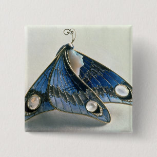 Art Nouveau pendant in the form a butterfly, c.190 15 Cm Square Badge