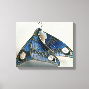 Art Nouveau pendant in the form a butterfly, c.190 Canvas Print