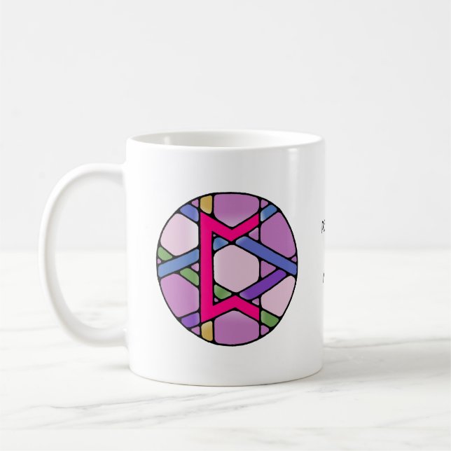 Art Nouveau Perthro Rune Mug – KARMA! (Left)