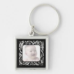 Art Nouveau Photo Key Chain