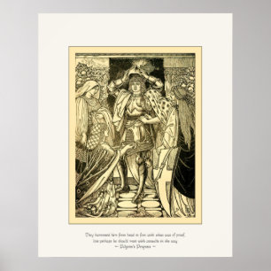 Art Nouveau Pilgrim's Progress ~ Vintage Fine Art Poster