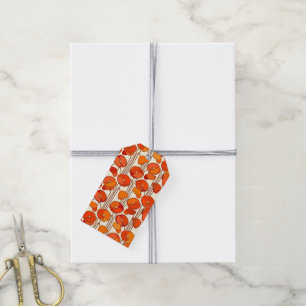Art Nouveau Poppies Gift Tags