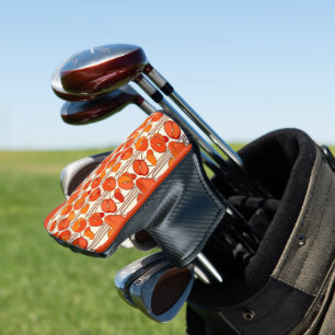 Art Nouveau Poppies Golf Club Cover