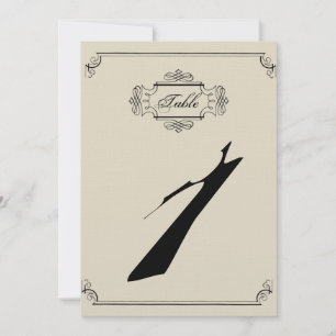 Art Nouveau Posh Wedding Invitation