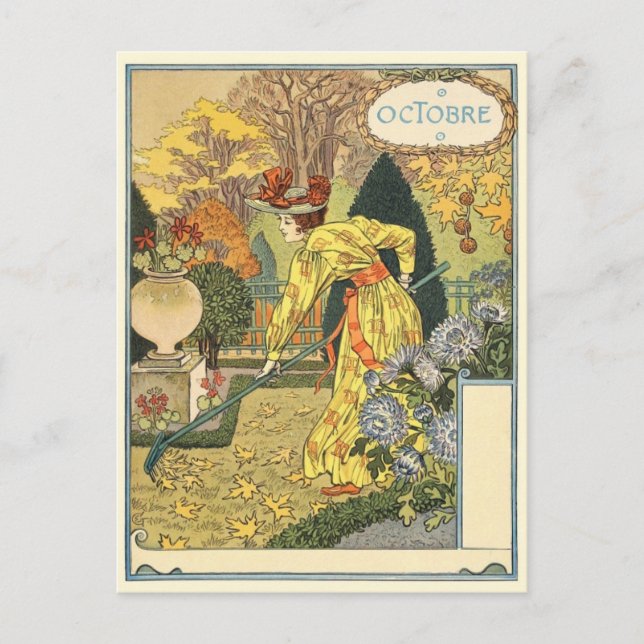 Art Nouveau Postcard (Front)