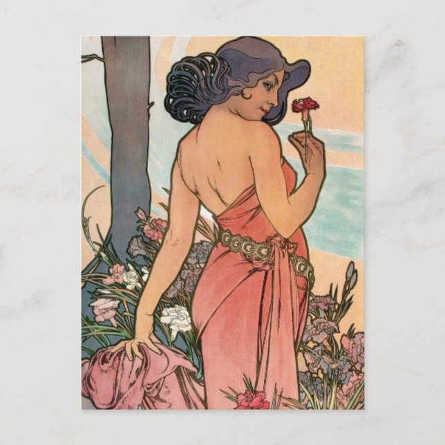Art Nouveau Postcard (Front)