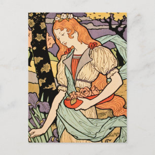 Art Nouveau Postcard: by Grasset Postcard
