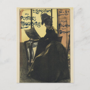 Art Nouveau Postcard - Exposition