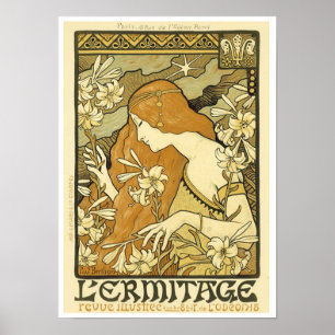 Art Nouveau Poster  Design Poster 13x18