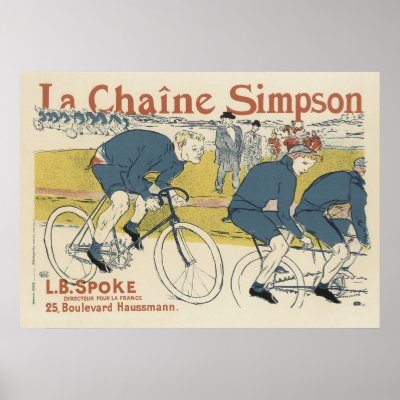 Vintage Bicycle Posters & Prints | Zazzle UK