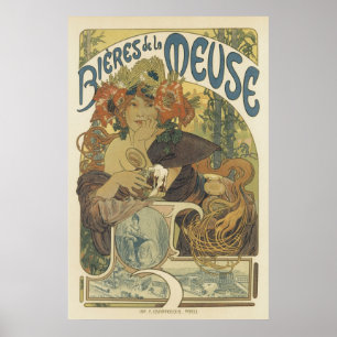 Art Nouveau Posters - French Beauty