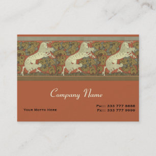Art Nouveau Prancing Horse - Customise Business Card